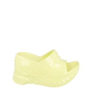 Givenchy Marshmallow Wedge Slides Yellow Womens